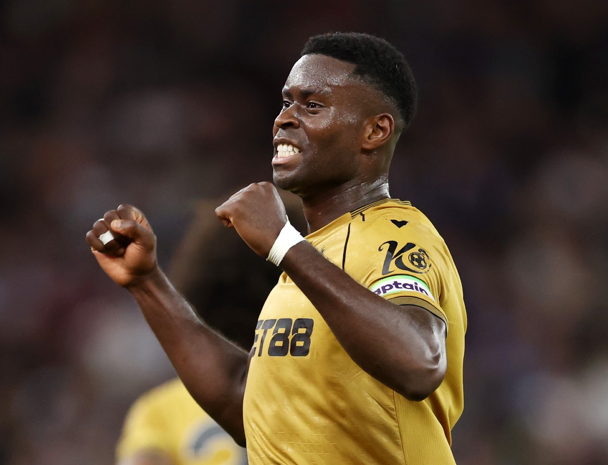 Marc Guehi celebrates a goal for Crystal Palace