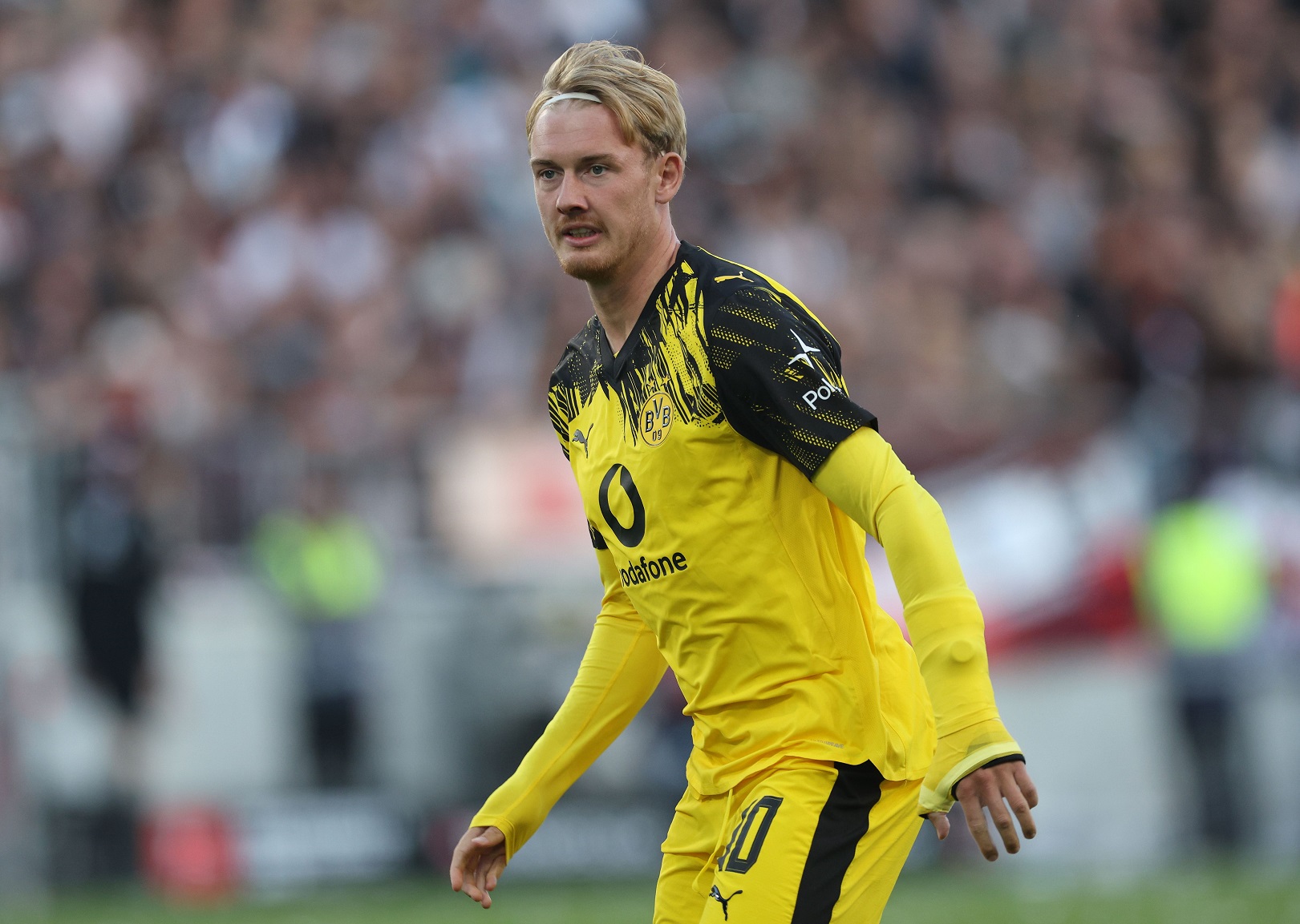 Julian Brandt of Dortmund in action