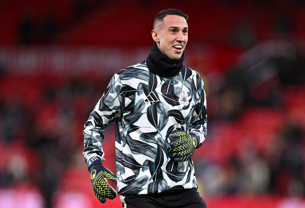 Odysseas Vlachodimos pictured during the Premier League match between Manchester United FC and Newcastle United FC