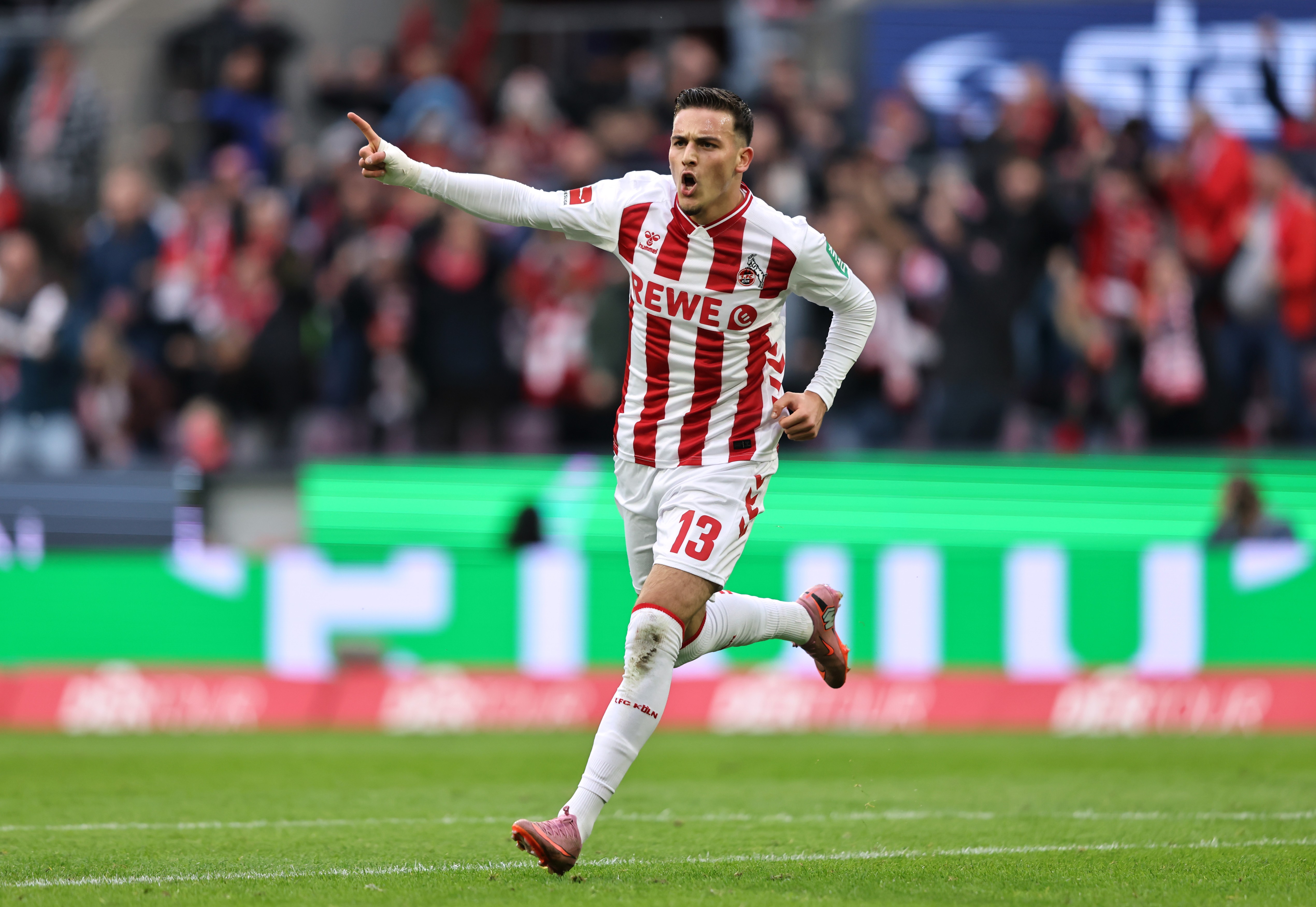 Said El Mala of 1.FC Koln celebrates scoring