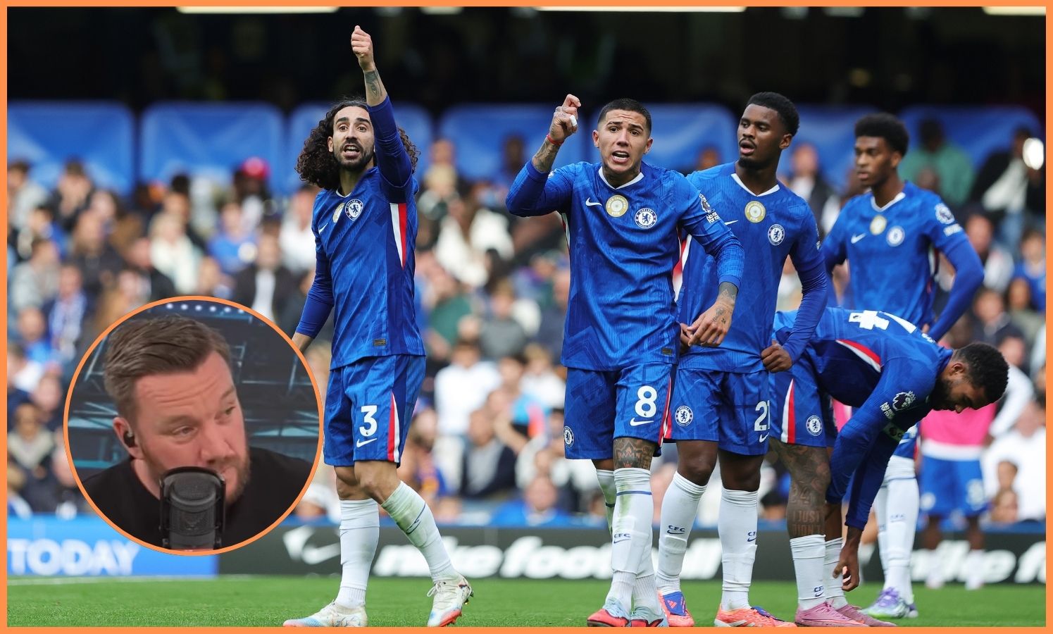 Marc Cucurella and his Chelsea teammates