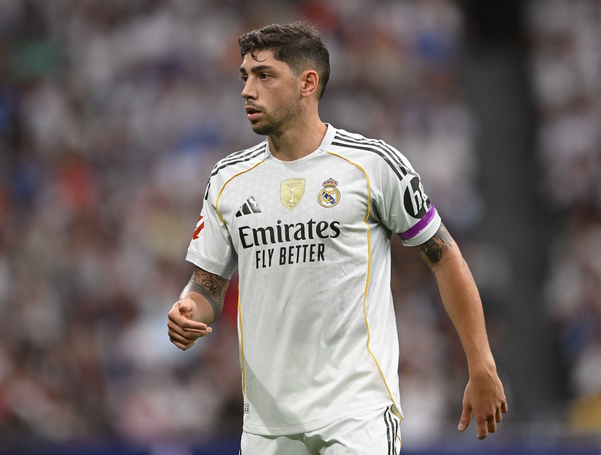 Federico Valverde en acción para el Real Madrid