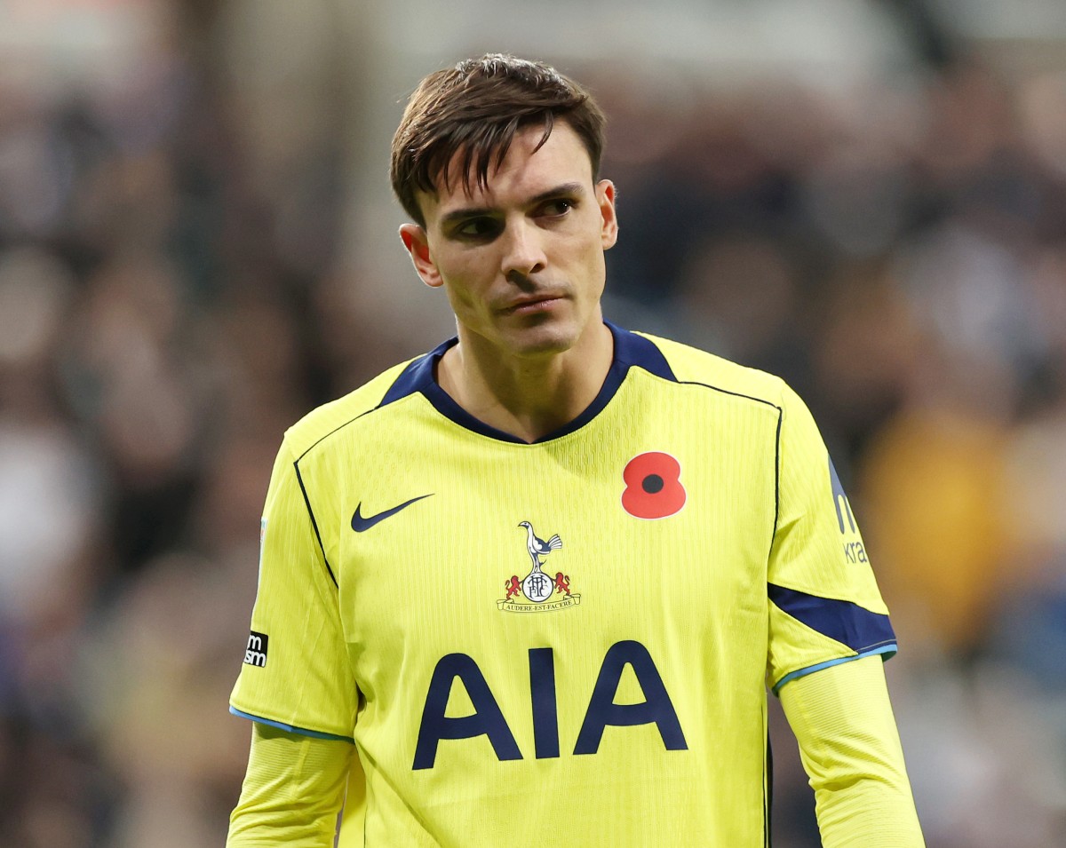 Joao Palhinha in action for Tottenham