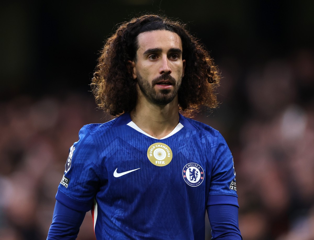 Marc Cucurella in action for Chelsea against Liverpool