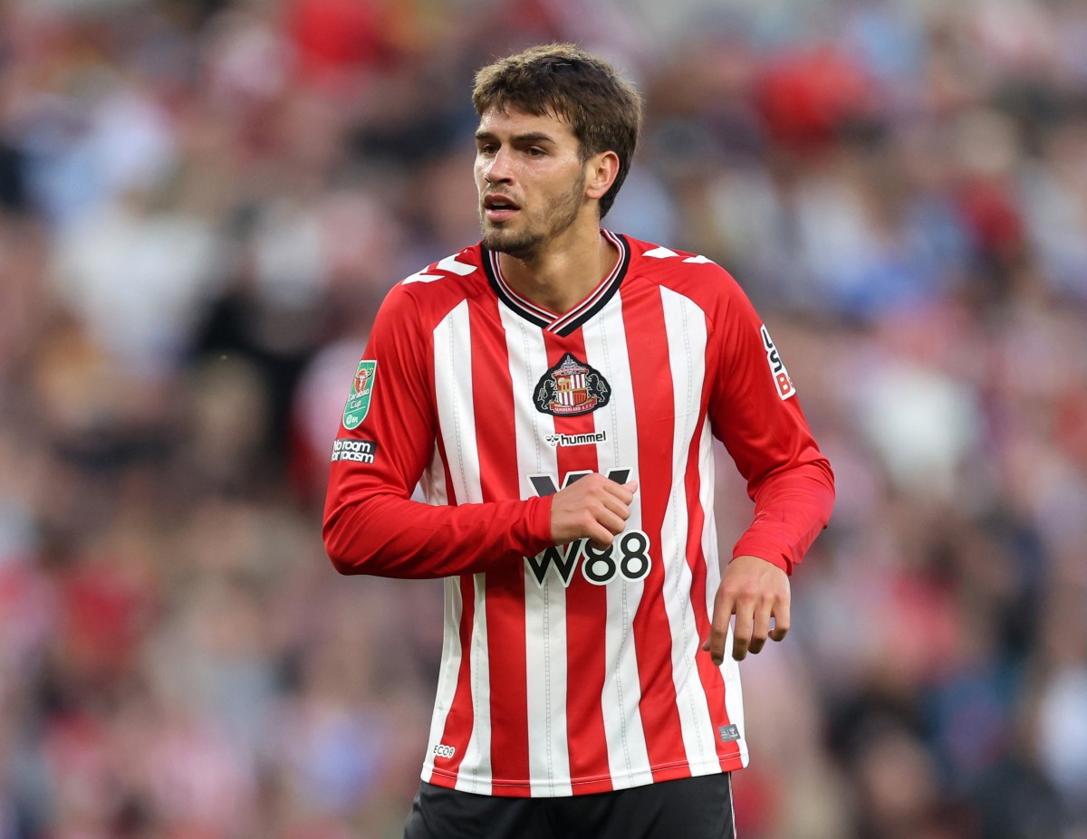 Marc Guiu during his time on loan at Sunderland