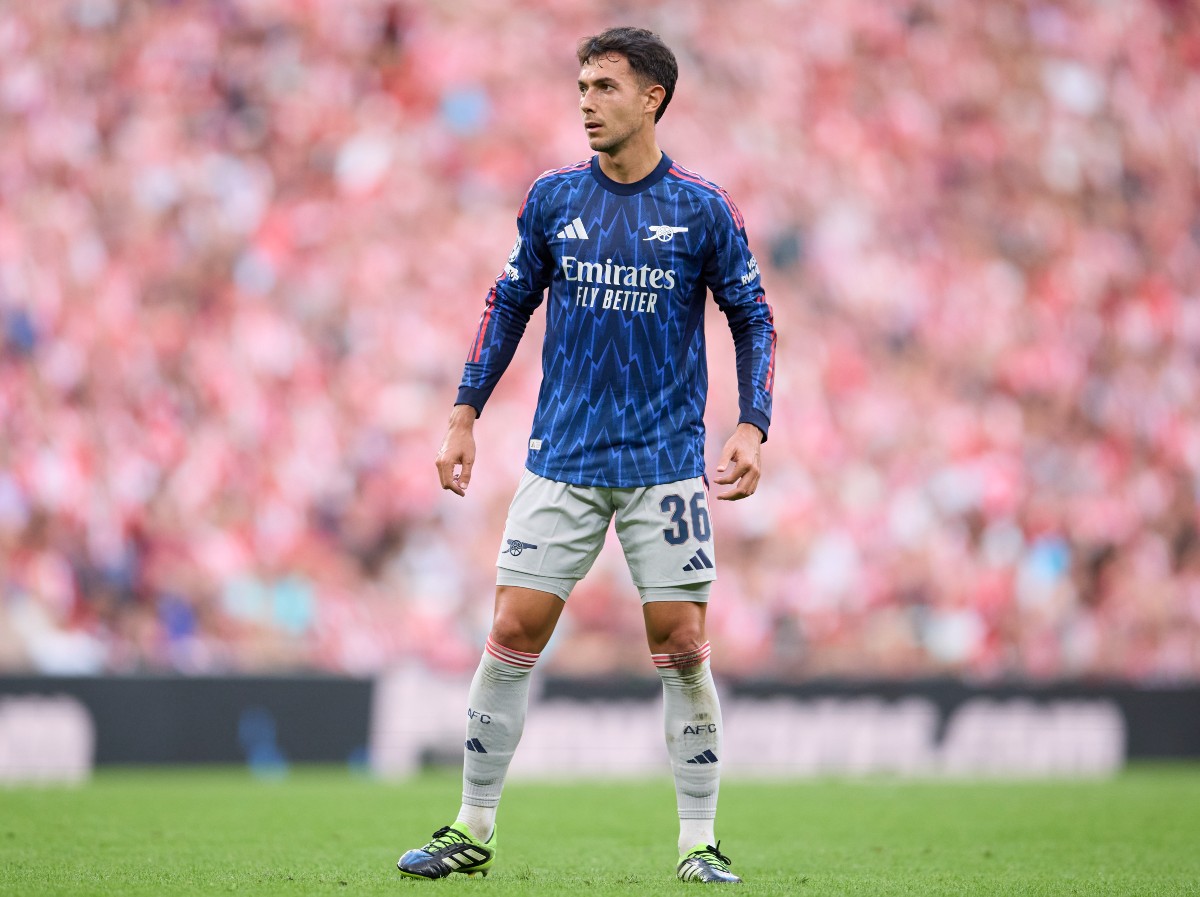 Martin Zobimendi in Arsenal's match against Athletic Bilbao