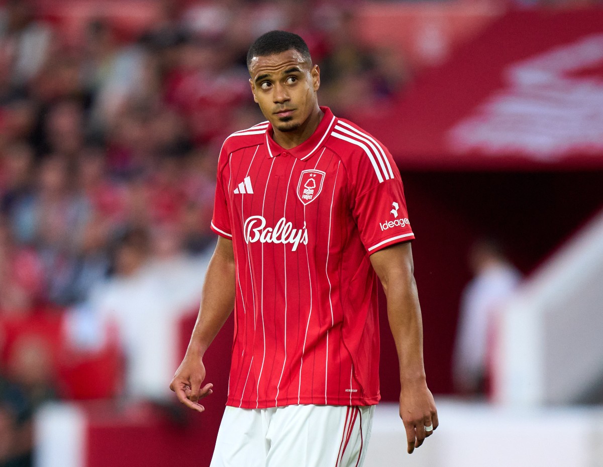 Murillo in action for Nottingham Forest in pre-season