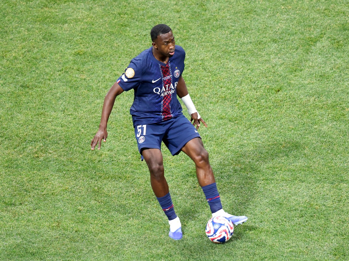 William Pacho in action for PSG at the Club World Cup