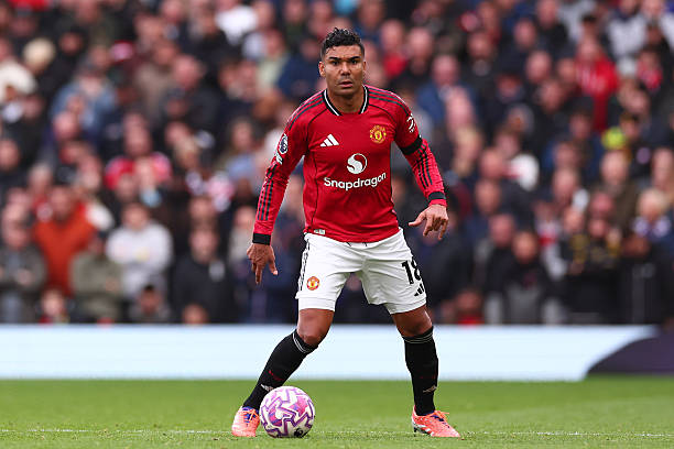 Casemiro in action for Manchester United