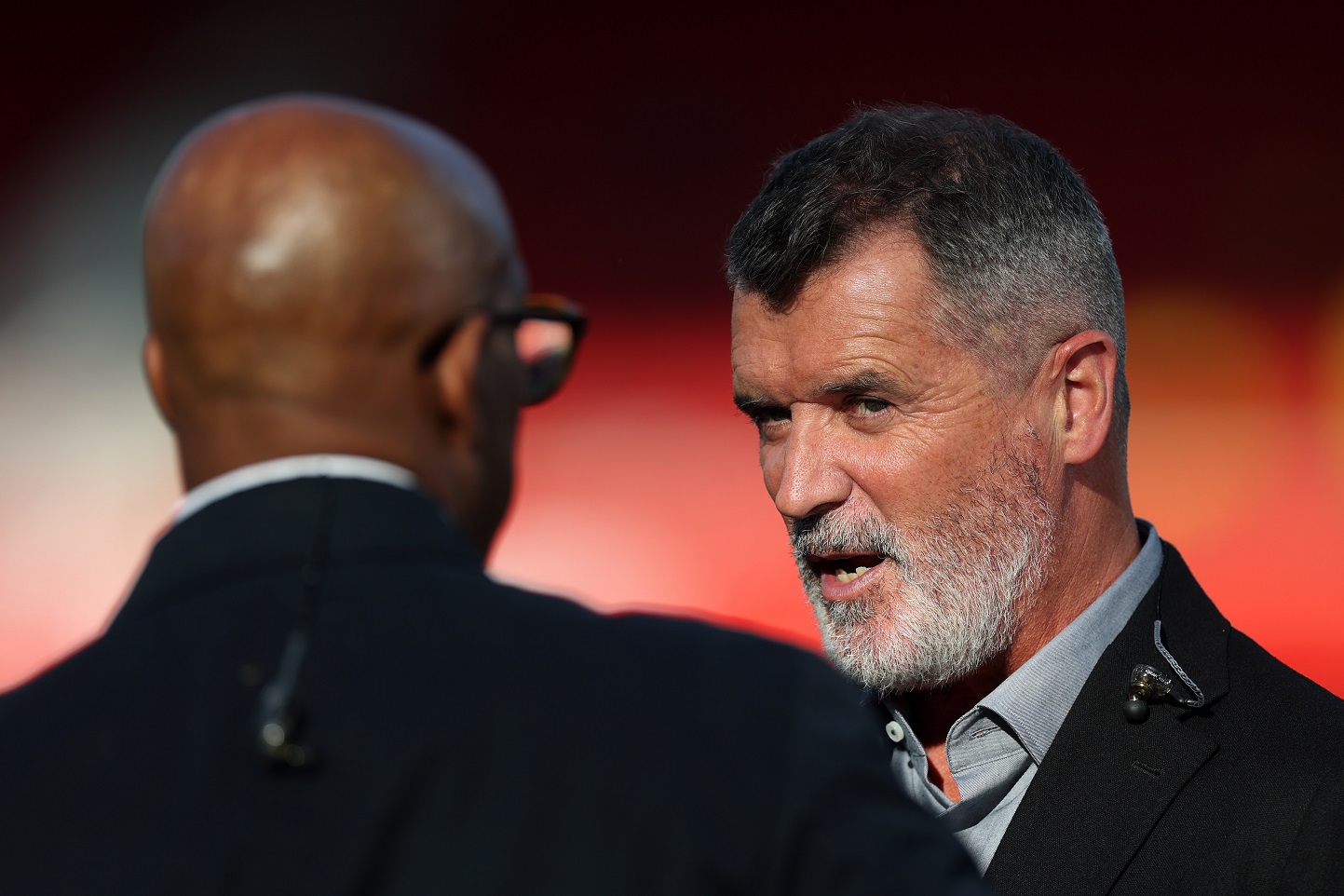 Former players and current TV Pundits Ian Wright and Roy Keane