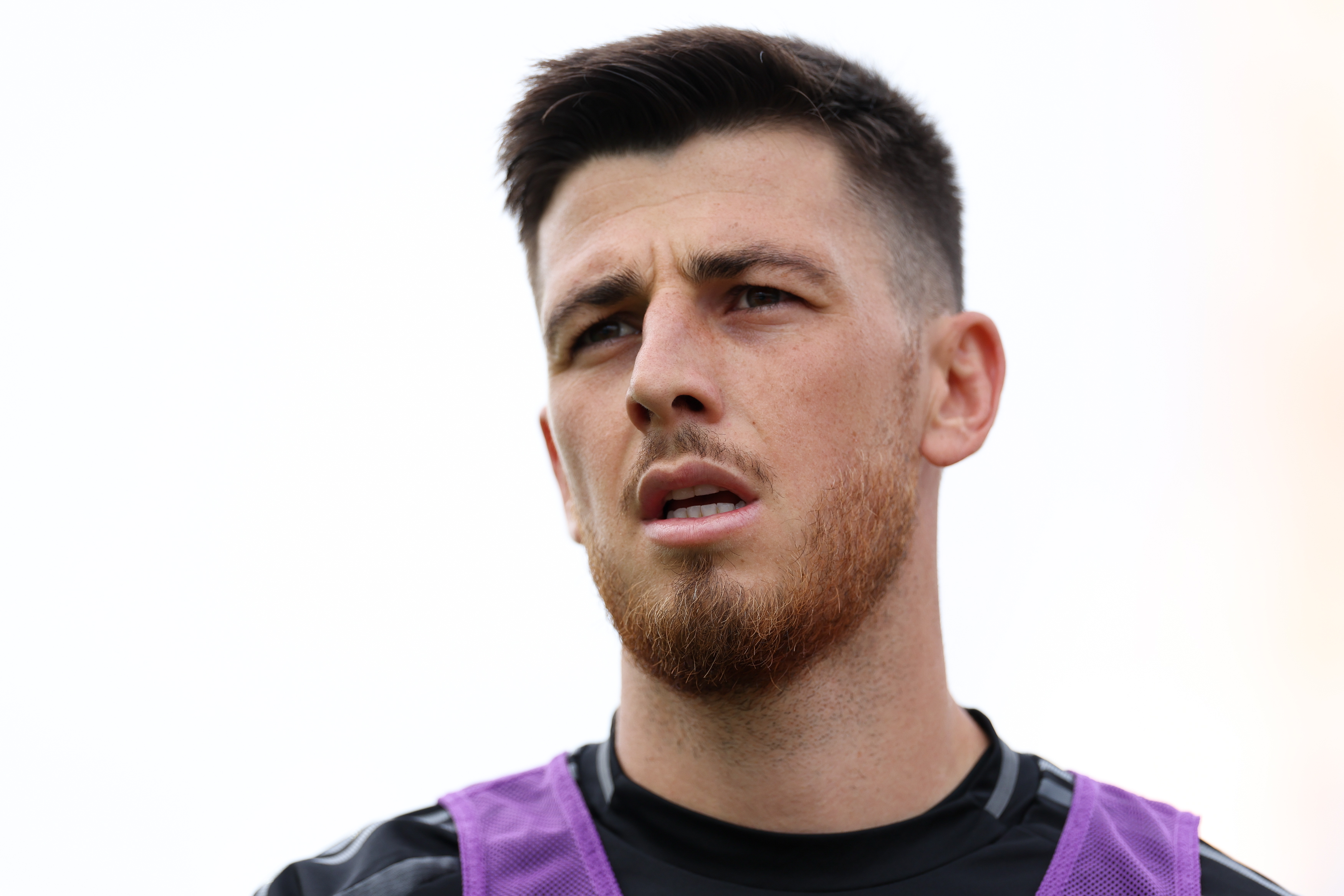 Joaquin Panichelli looks on