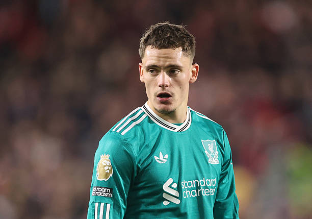 Florian Wirtz in action for Liverpool