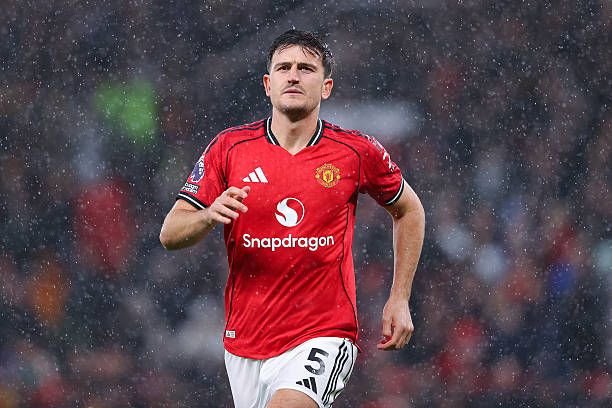 Harry Maguire in the Manchester United match