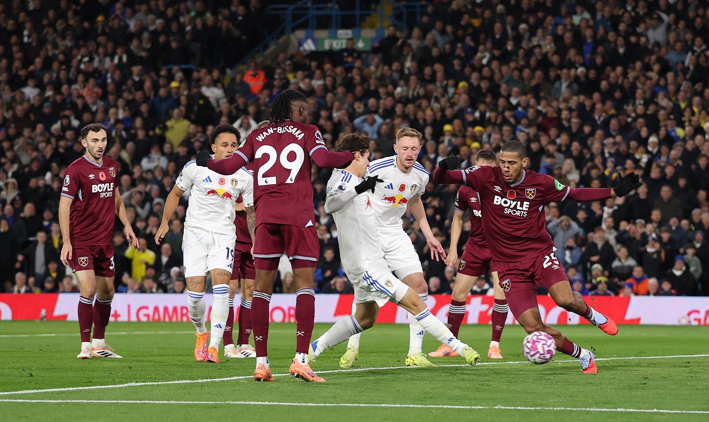 West Ham United against Leeds United