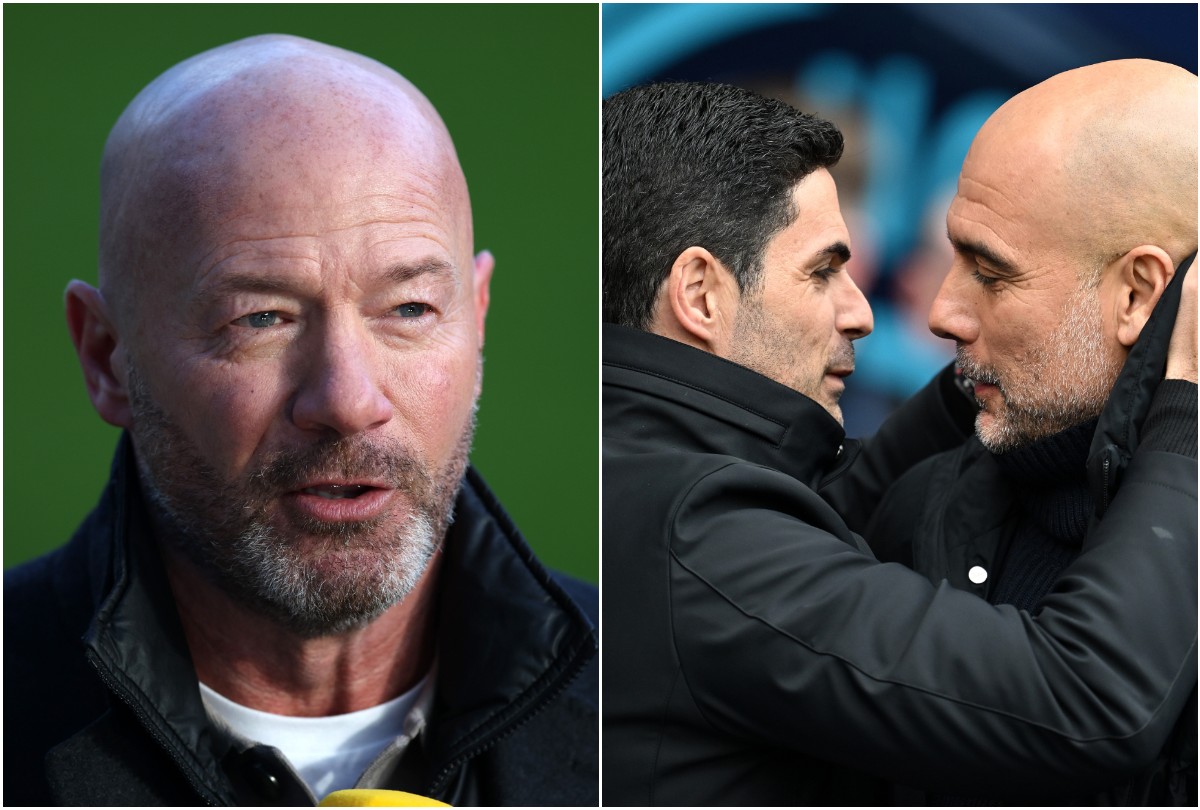 Alan Shearer, Mikel Arteta, and Pep Guardiola