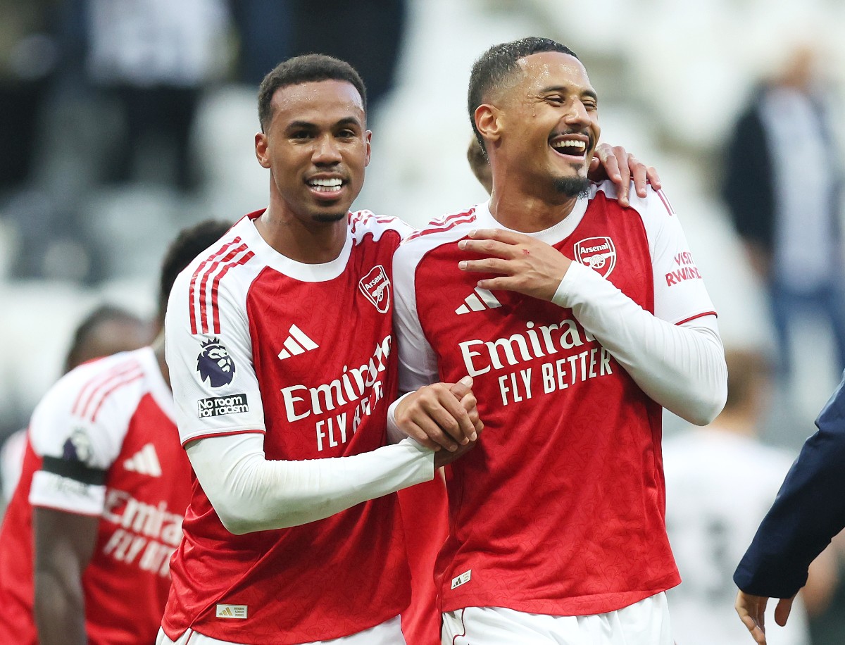 Arsenal defensive duo Gabriel Magalhaes and William Saliba