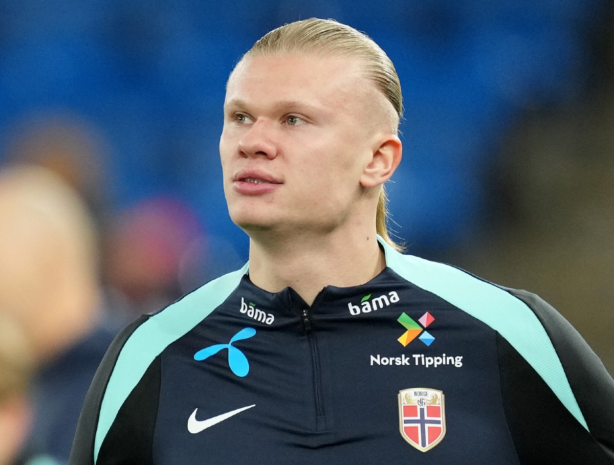 Erling Haaland lining up for Norway