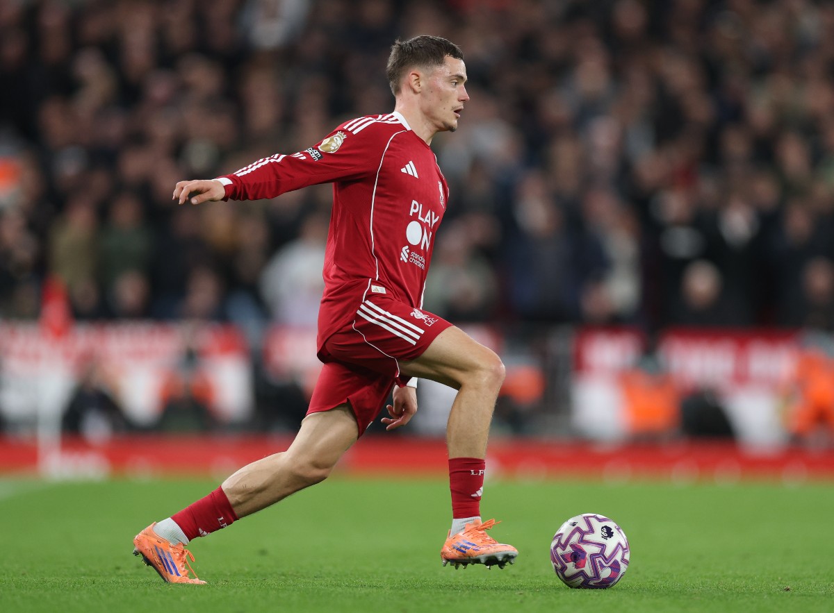 Florian Wirtz in action for Liverpool