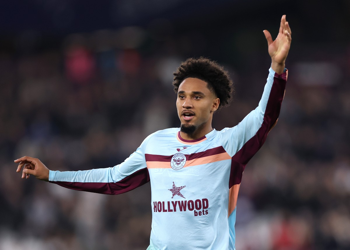 Kevin Schade in action for Brentford