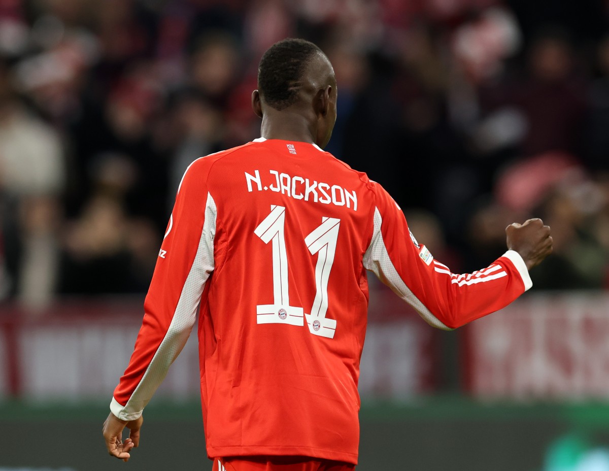 Nicolas Jackson in action for Bayern