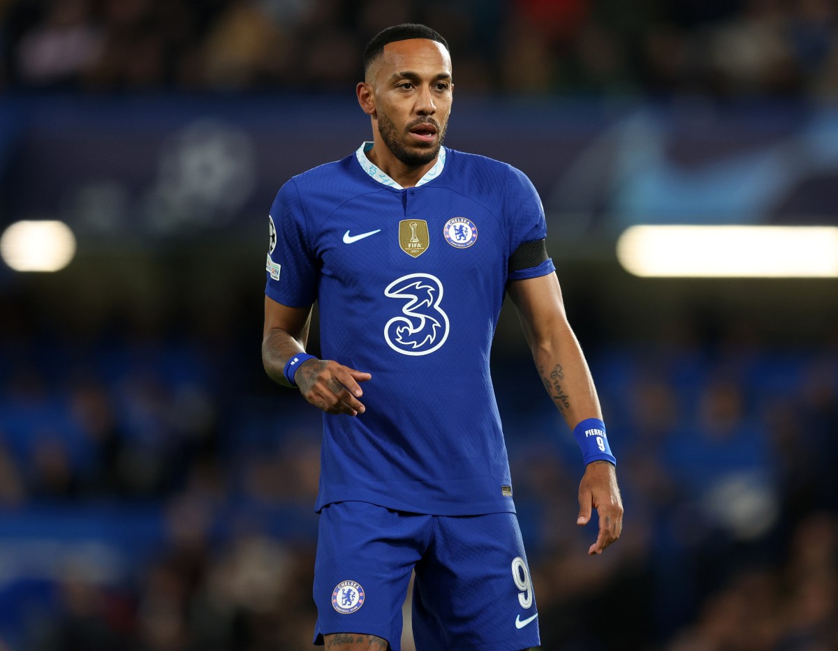 Pierre-Emerick Aubameyang during his time at Chelsea