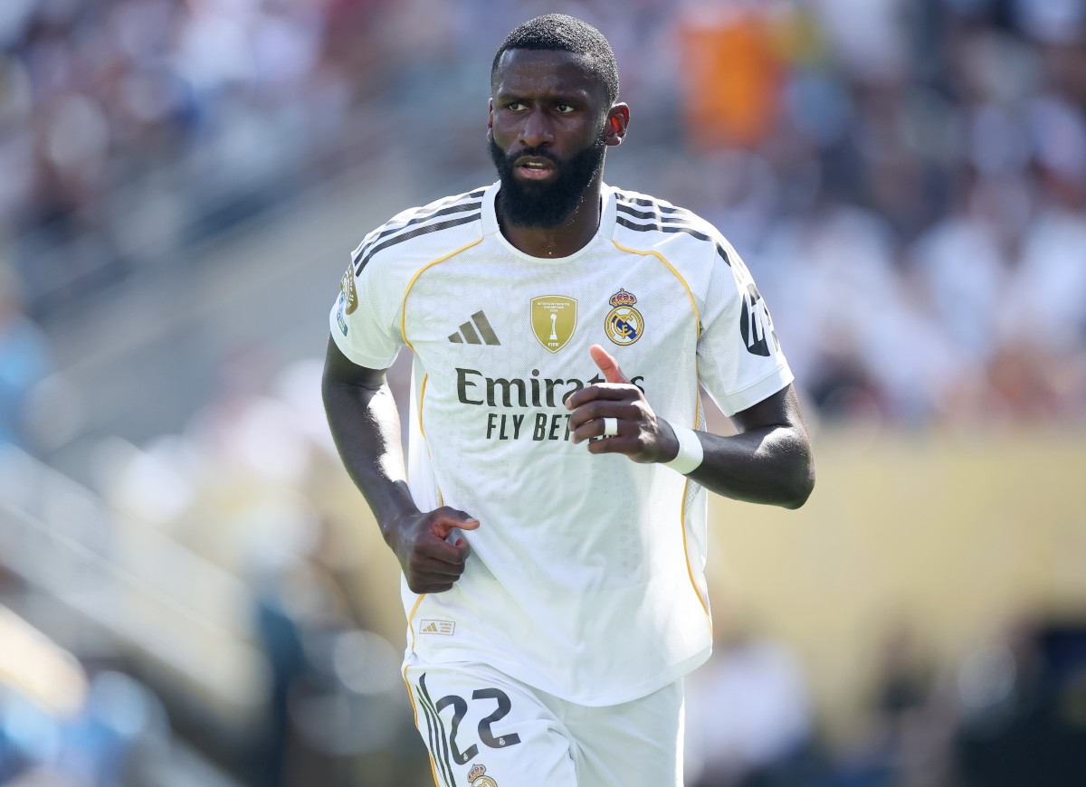 Real Madrid defender Antonio Rudiger in action at the Club World Cup