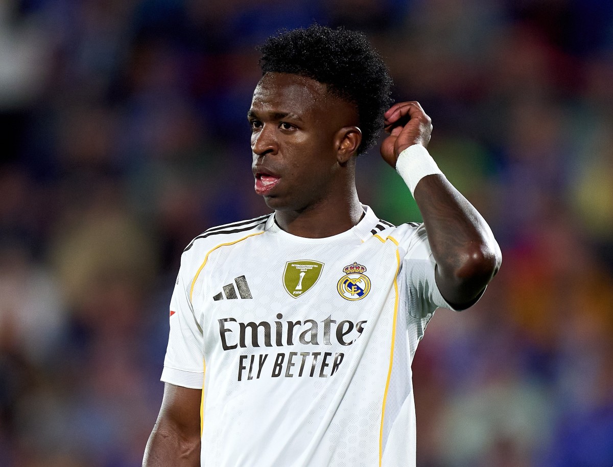 Vinicius Júnior en acción con el Real Madrid