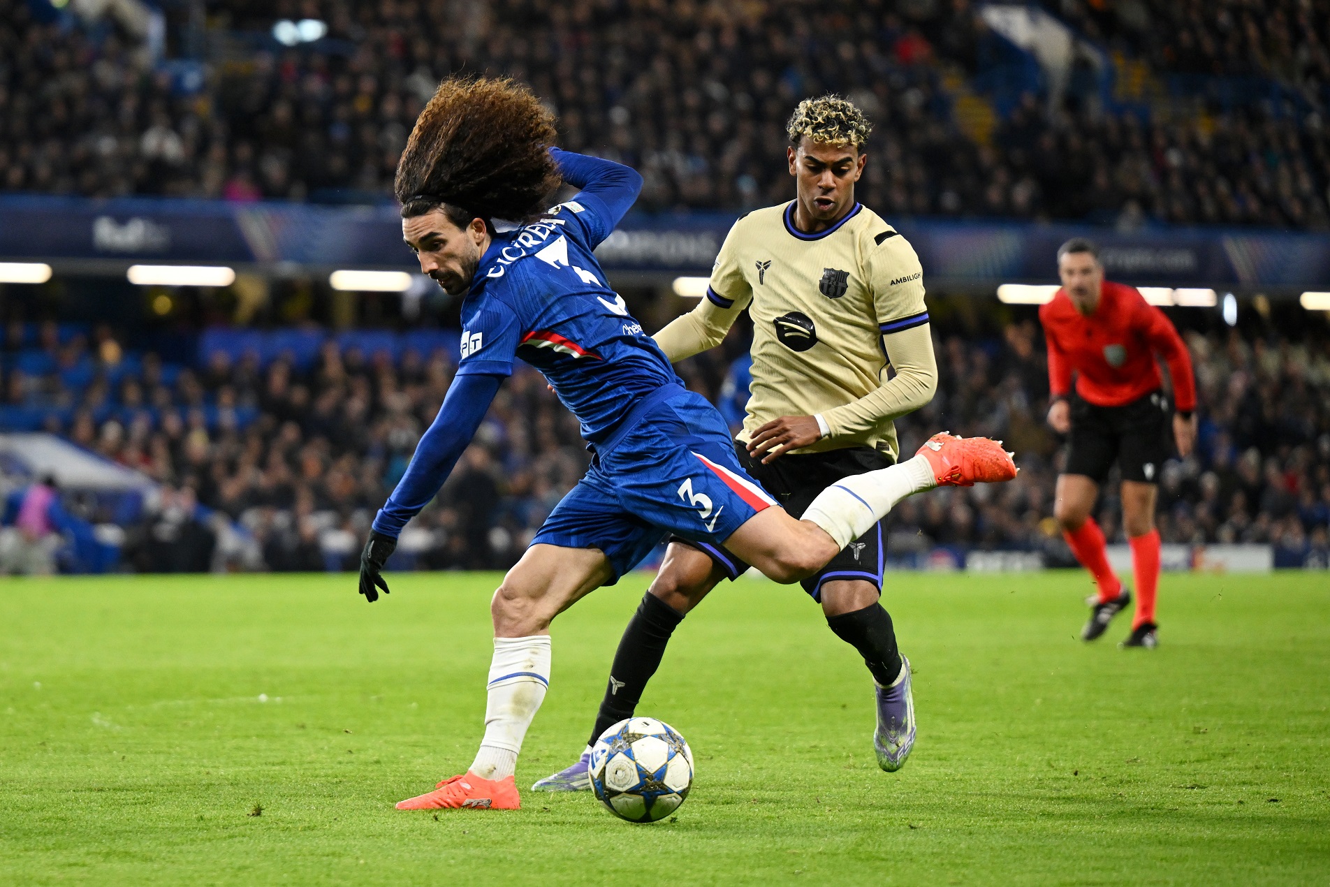 Marc Cucurella of Chelsea runs with the ball