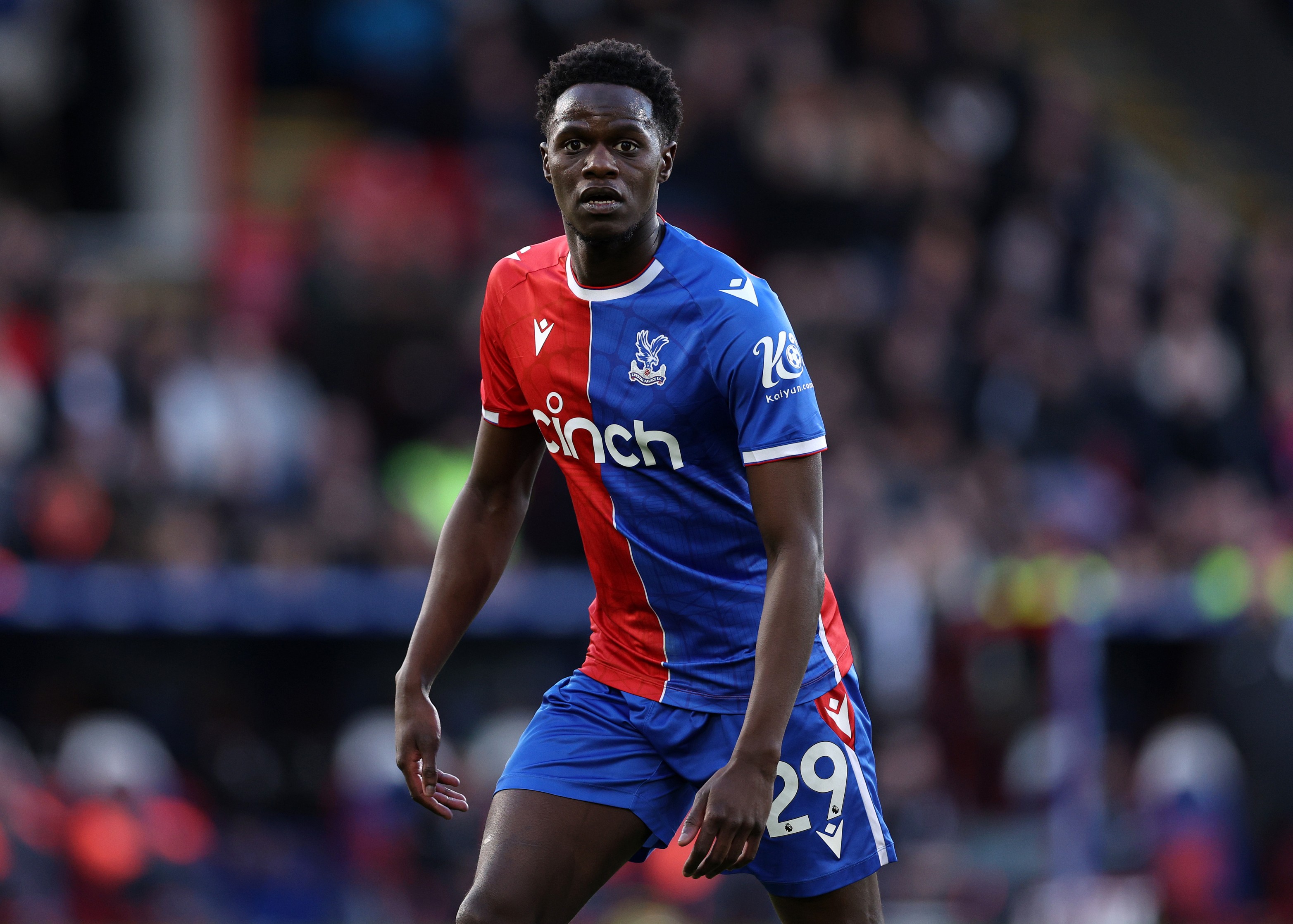 Naouirou Ahamada of Crystal Palace in action during a Premier League match
