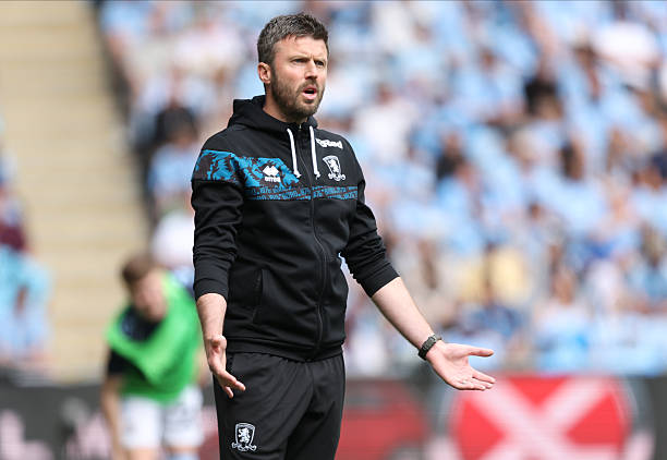 Michael Carrick managing Middlesbrough