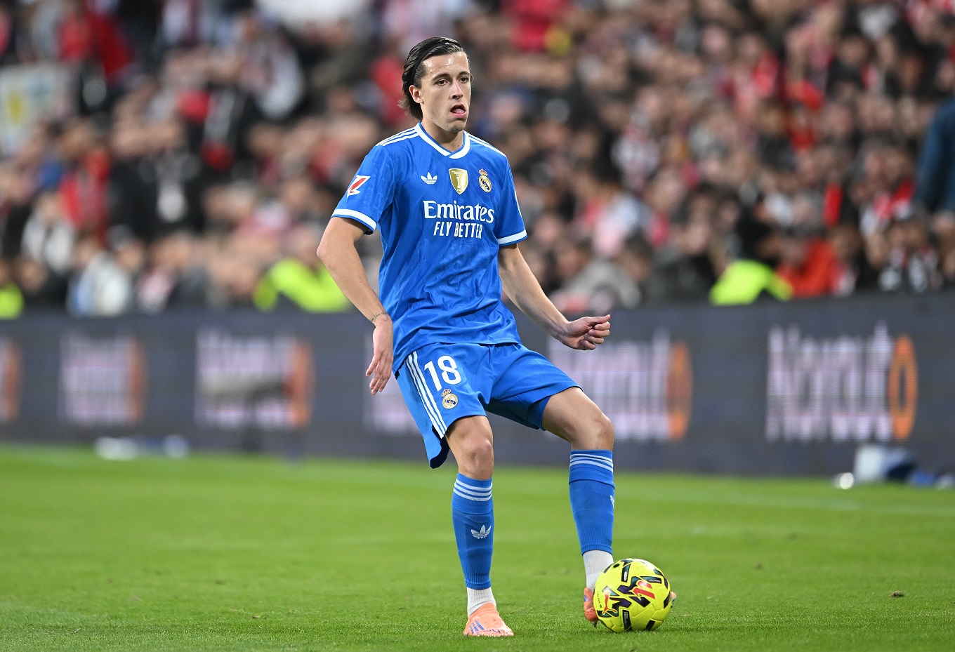  Alvaro Carreras of Real Madrid