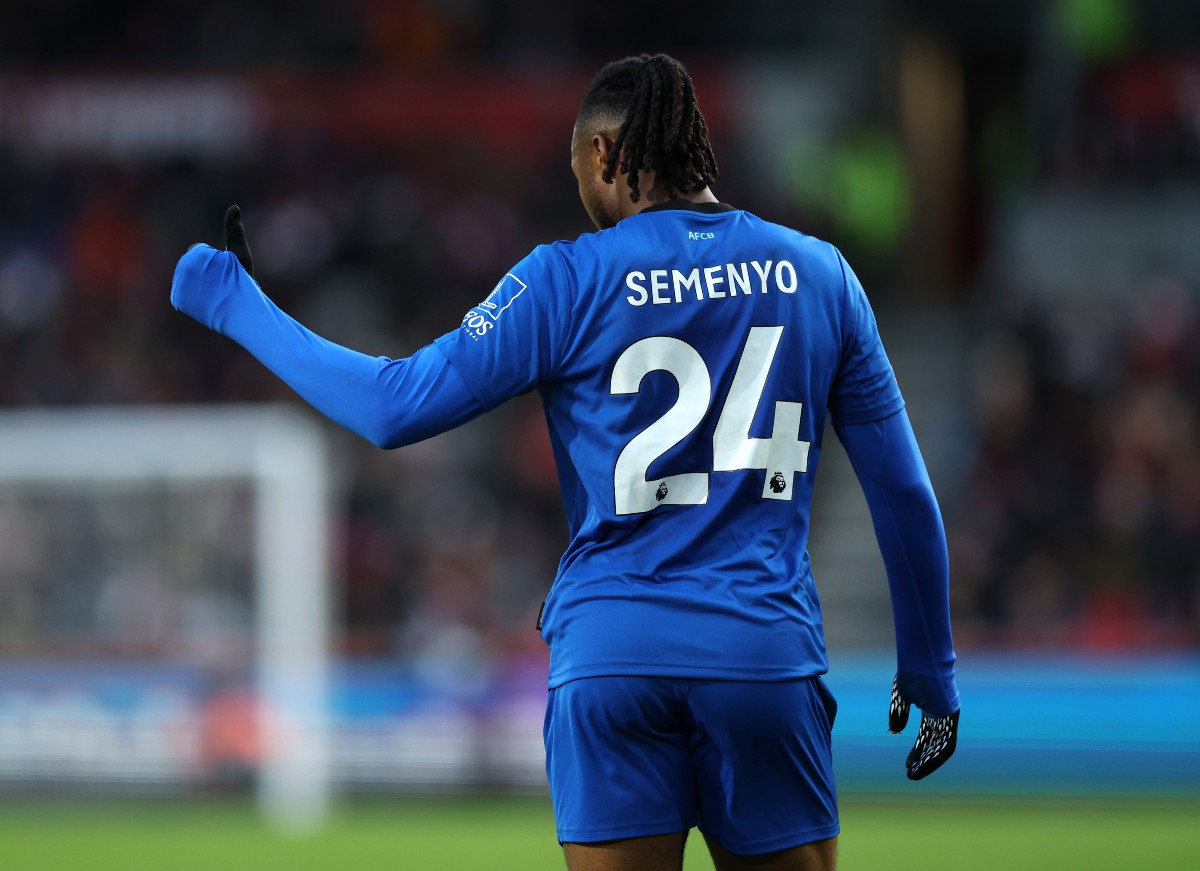 Antoine Semenyo of Bournemouth in action
