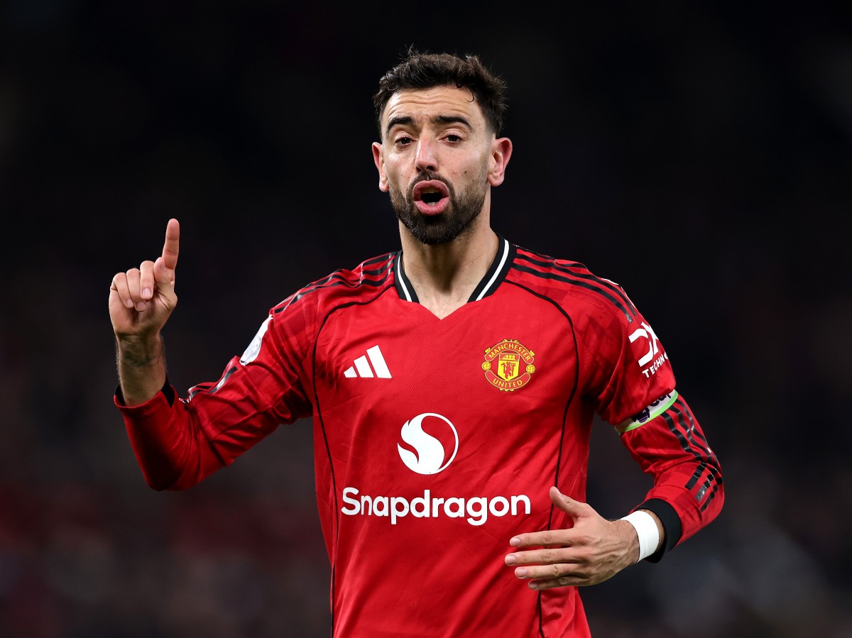 Bruno Fernandes in action for Man Utd
