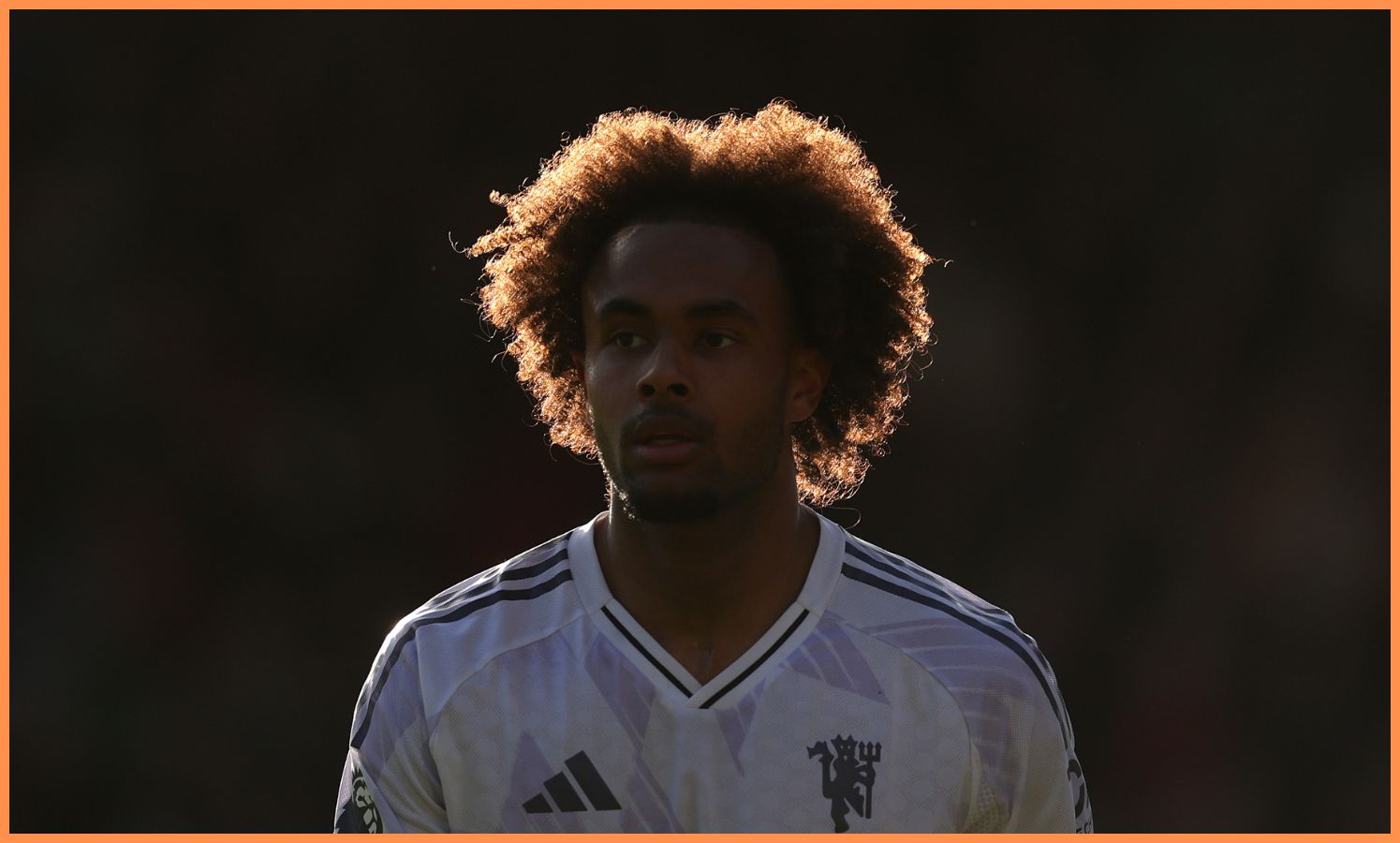 Joshua Zirkzee in action for Man United against Crystal Palace