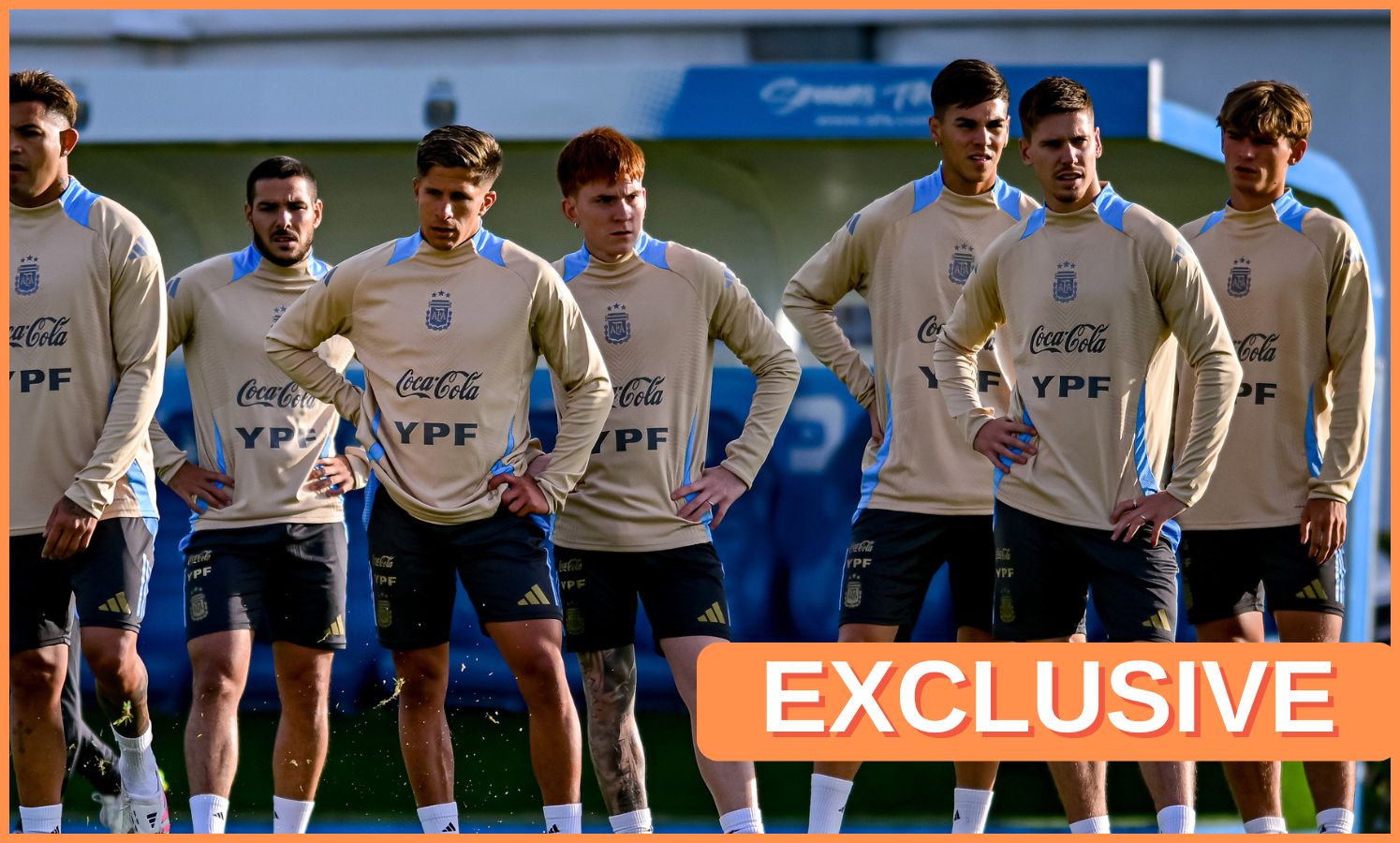 Valentin Barco in Argentina training