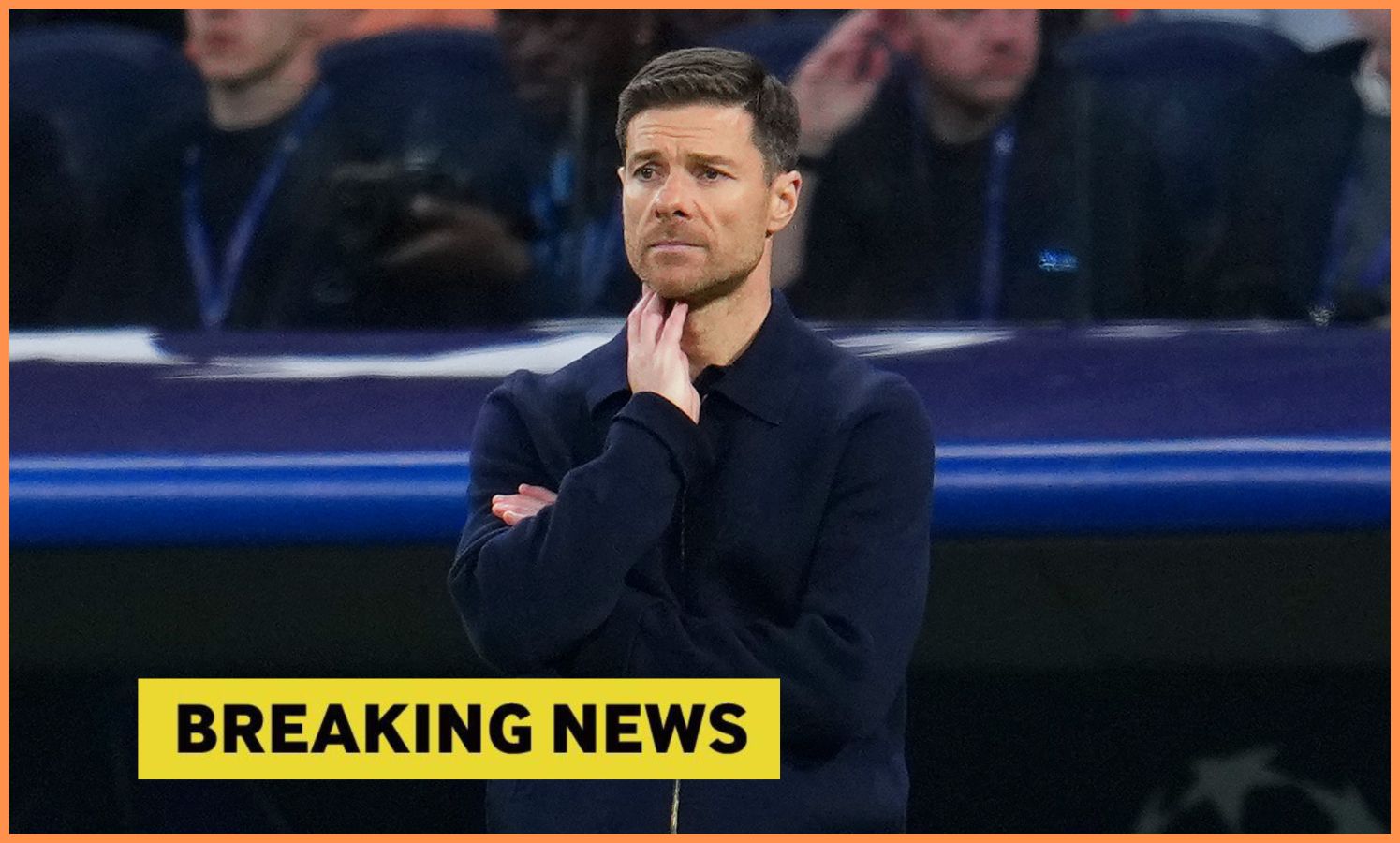 Xabi Alonso looks on during Real Madrid's defeat against Manchester City