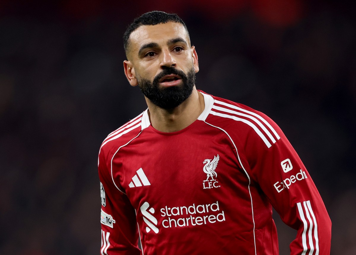 Mohamed Salah of Liverpool in action vs PSV