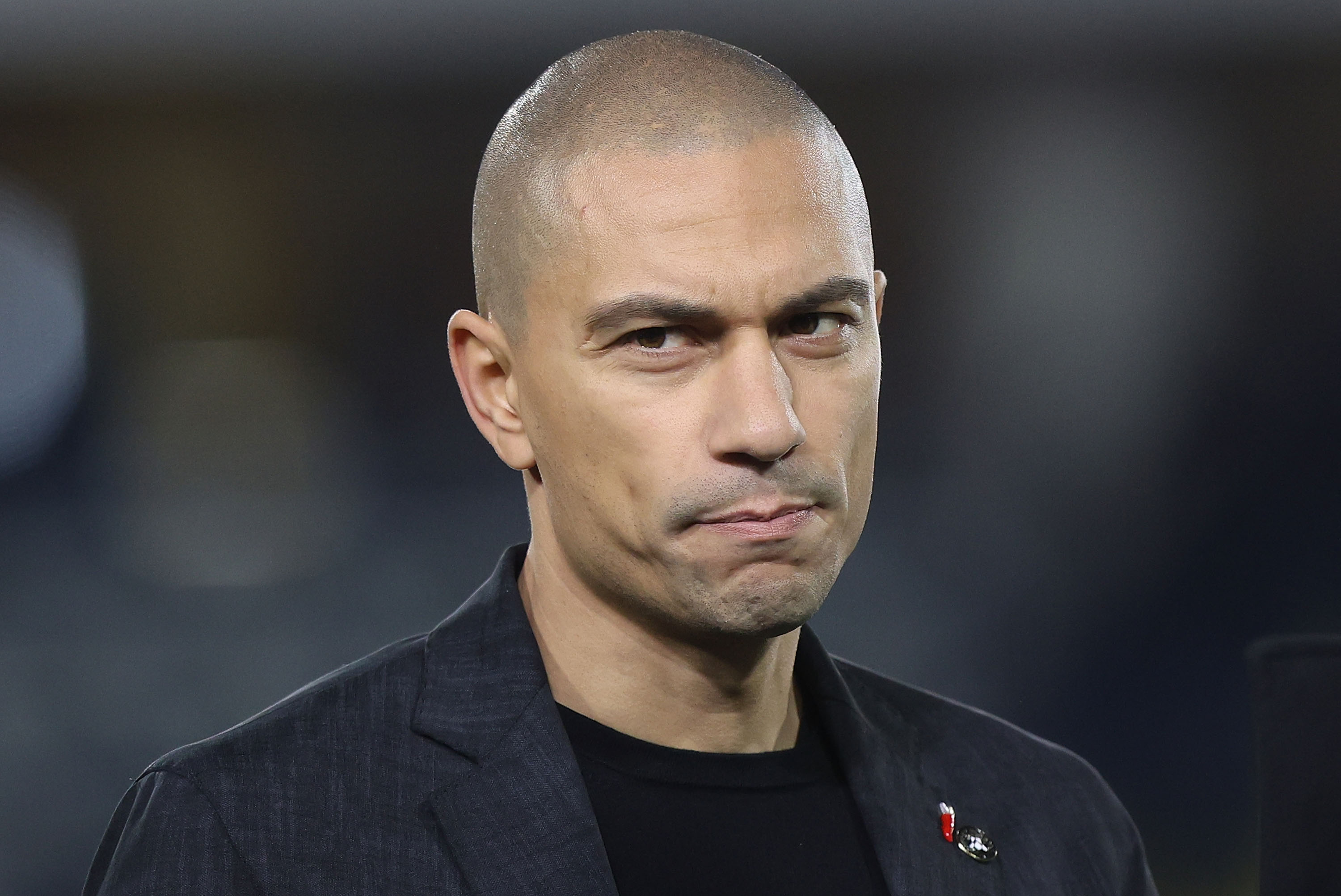 Gokan Inler of Udinese Calcio looks on during a Serie A match