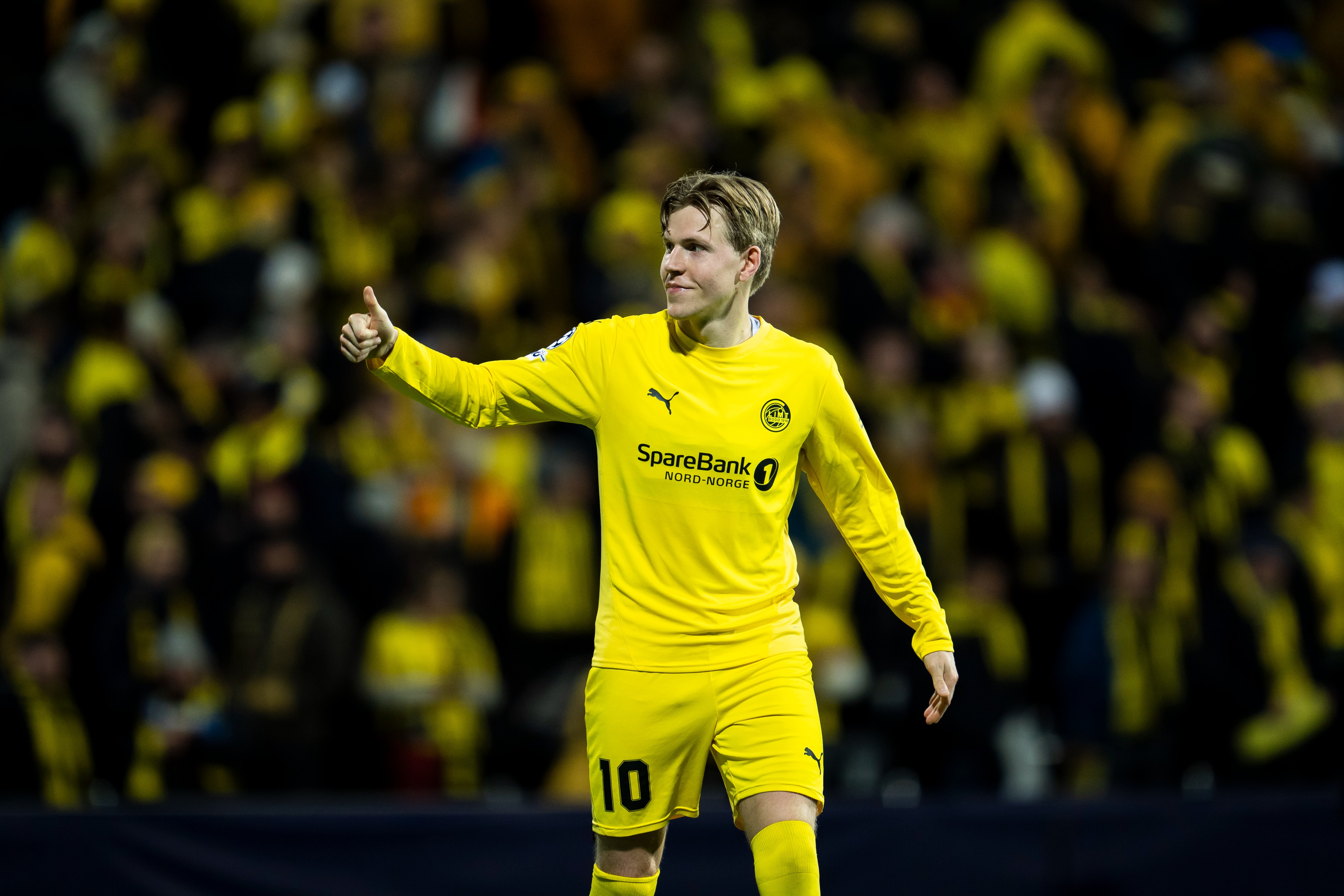 Jens Petter Hauge after the UEFA Champions League 2025/26 League Phase MD2 match