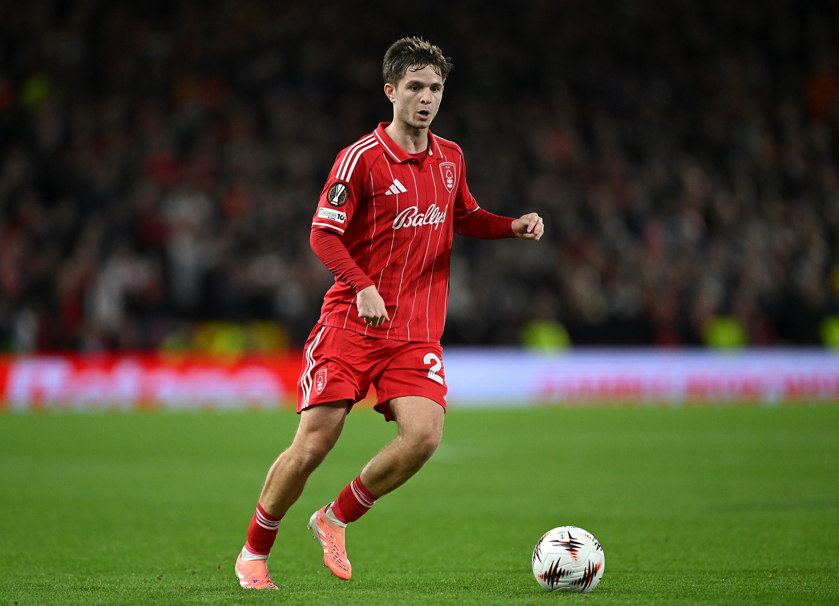 James McAtee of Nottingham Forest