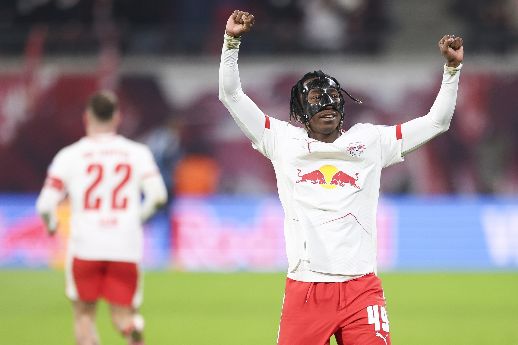 Yan Diomande of RB Leipzig