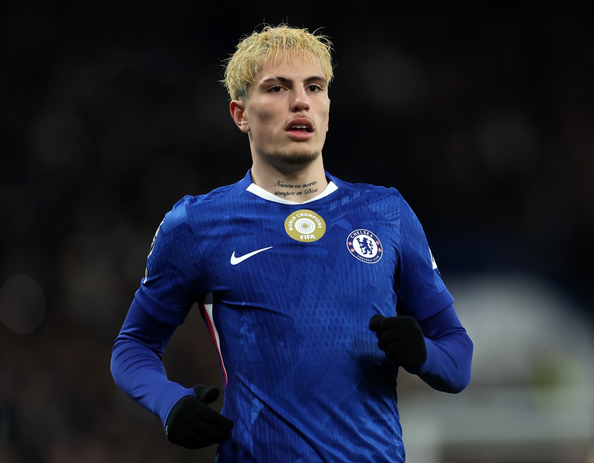 Alejandro Garnacho in action for Chelsea