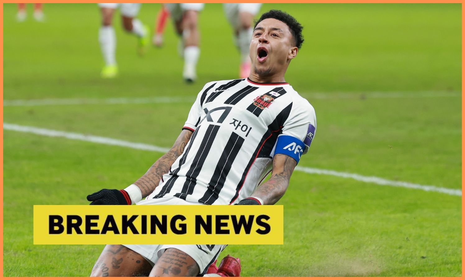 Jesse Lingard breaking news