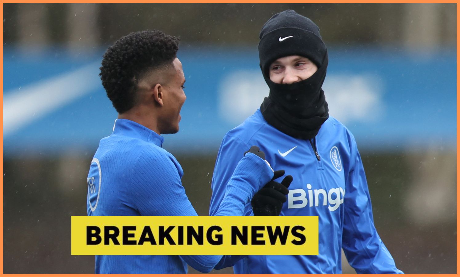 Cole Palmer in Chelsea training