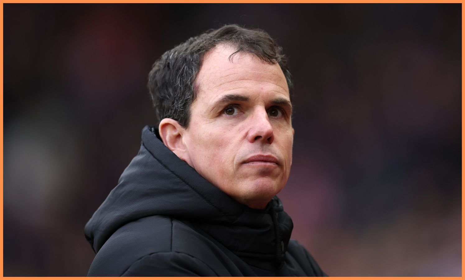 Sunderland manager Regis Le Bris looks on