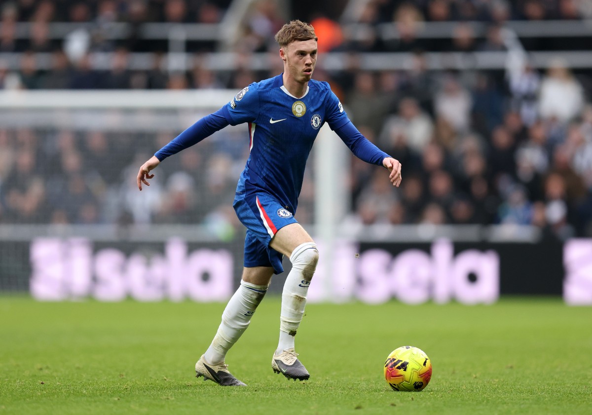 Cole Palmer in action for Chelsea vs Newcastle