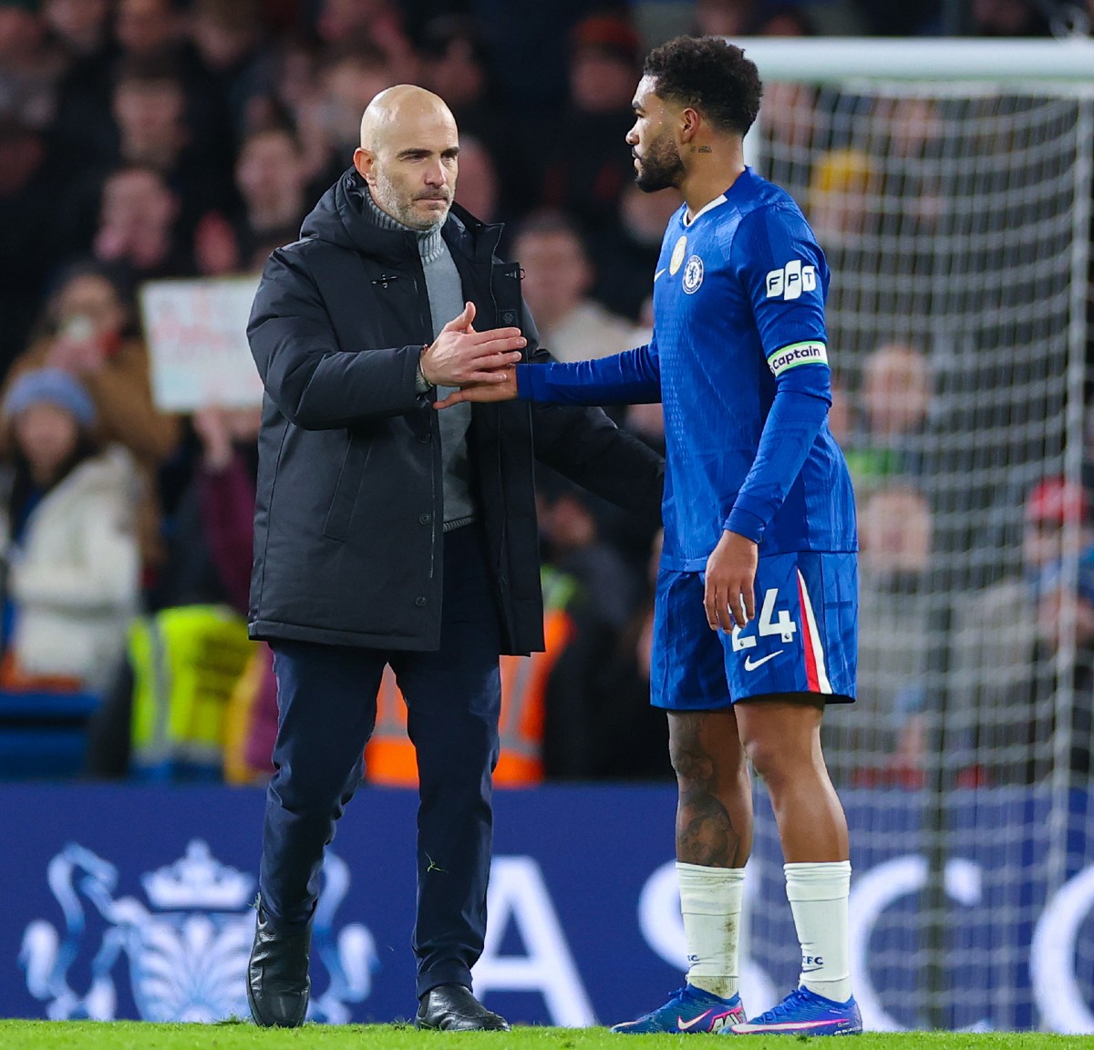 Enzo Maresca and Reece James