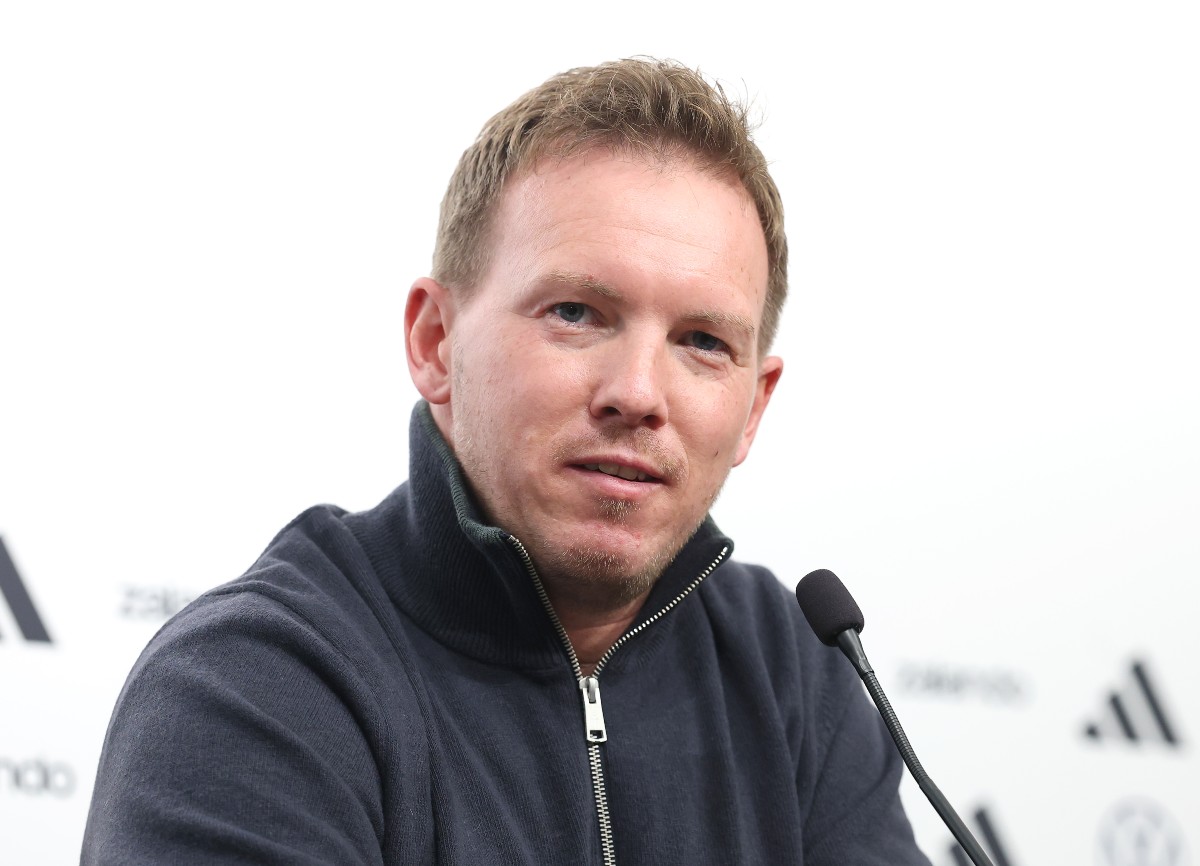 Germany manager Julian Nagelsmann during a press conference