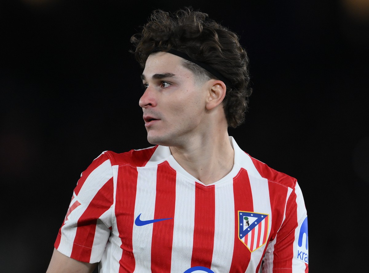 Julian Alvarez in action for Atletico Madrid