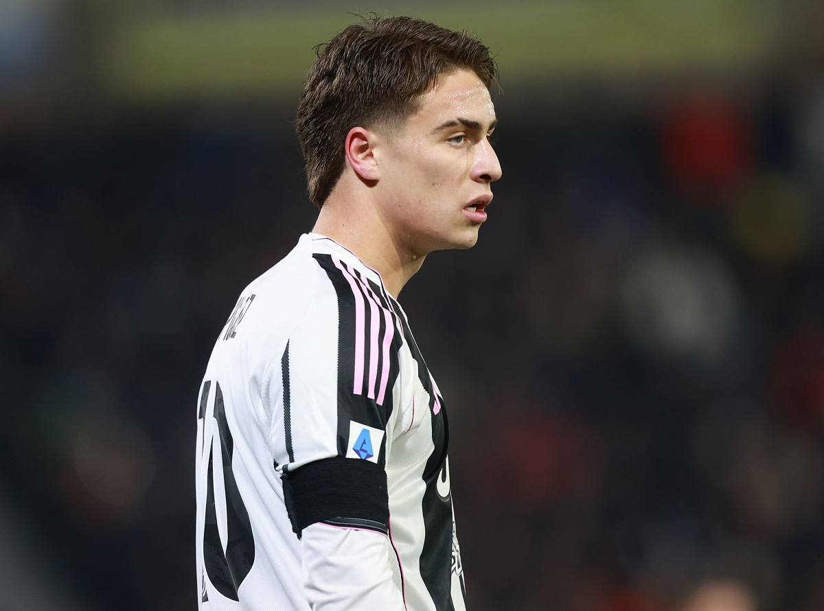 Kenan Yildiz in action for Juventus